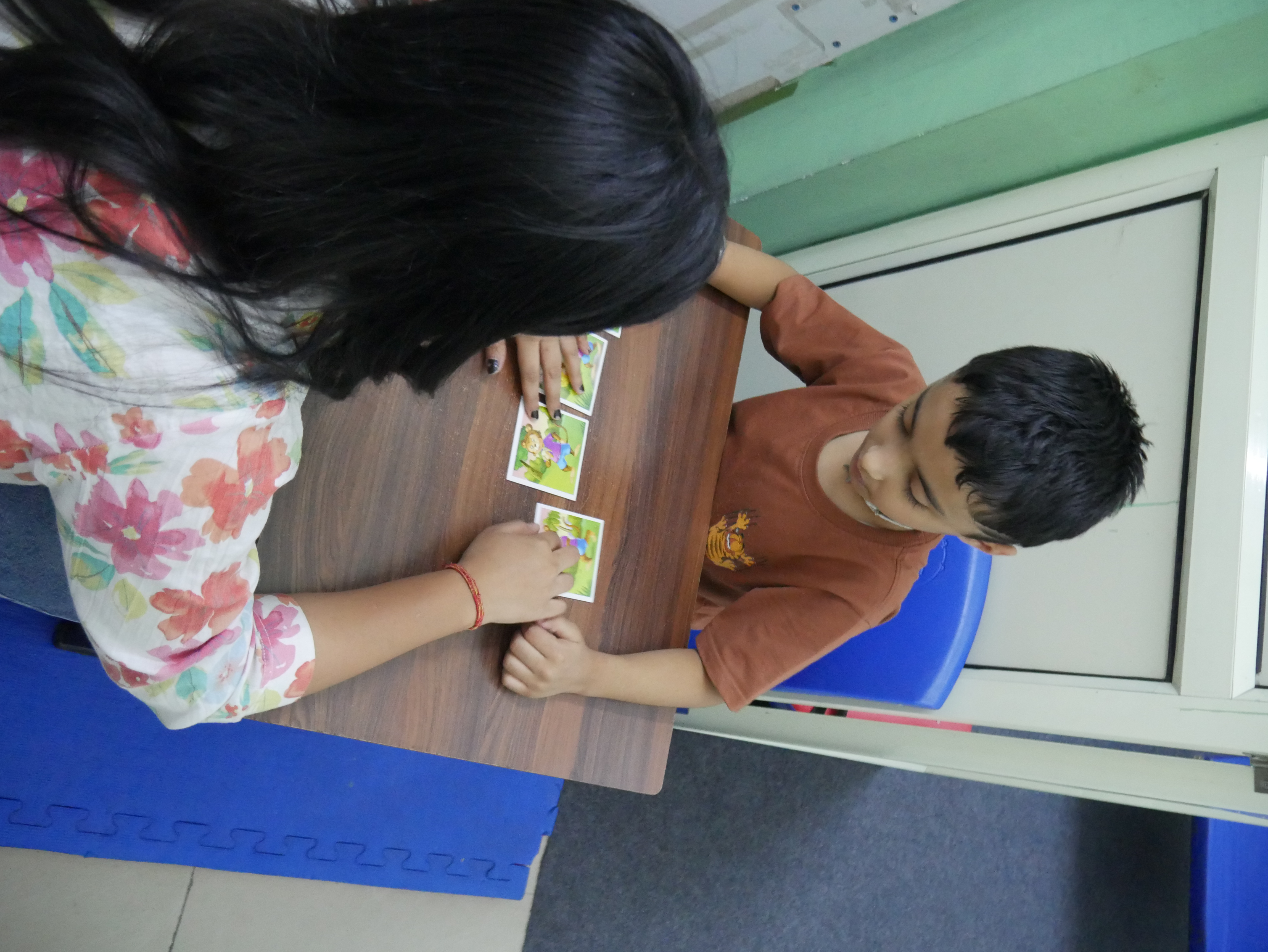 Speech therapy and communication session