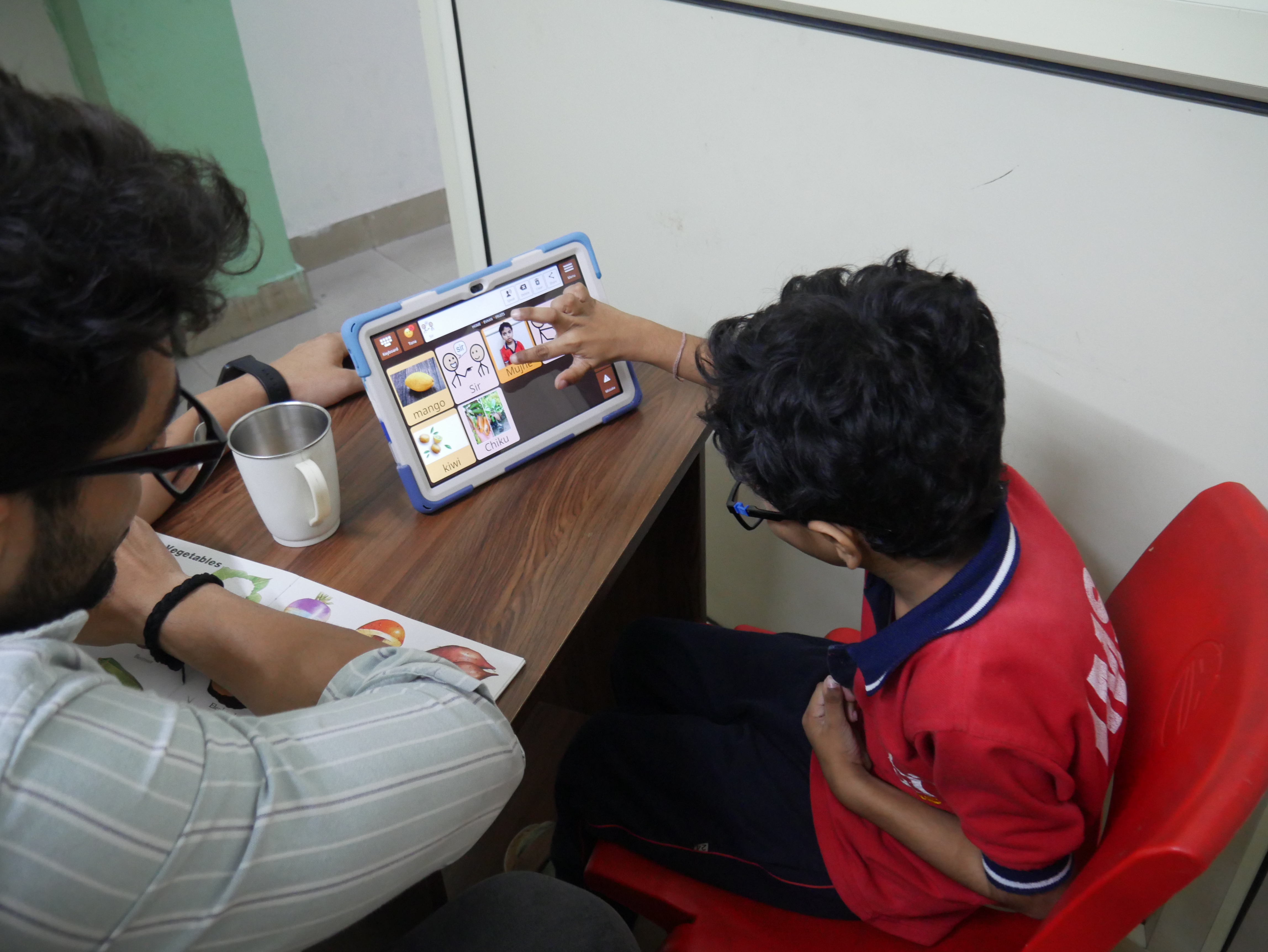 Child making progress in therapy