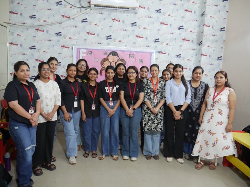 Our specialist team with children at Ignited Minds Special School